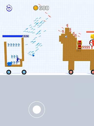 Gameplay screenshot 2 from Build Fight - Arcade game